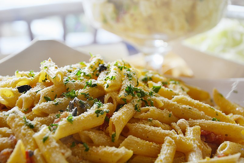 Weekend buffet at Duke's Restaurant, Scorebirds Hotel Angeles City — premium meats, salads, desserts